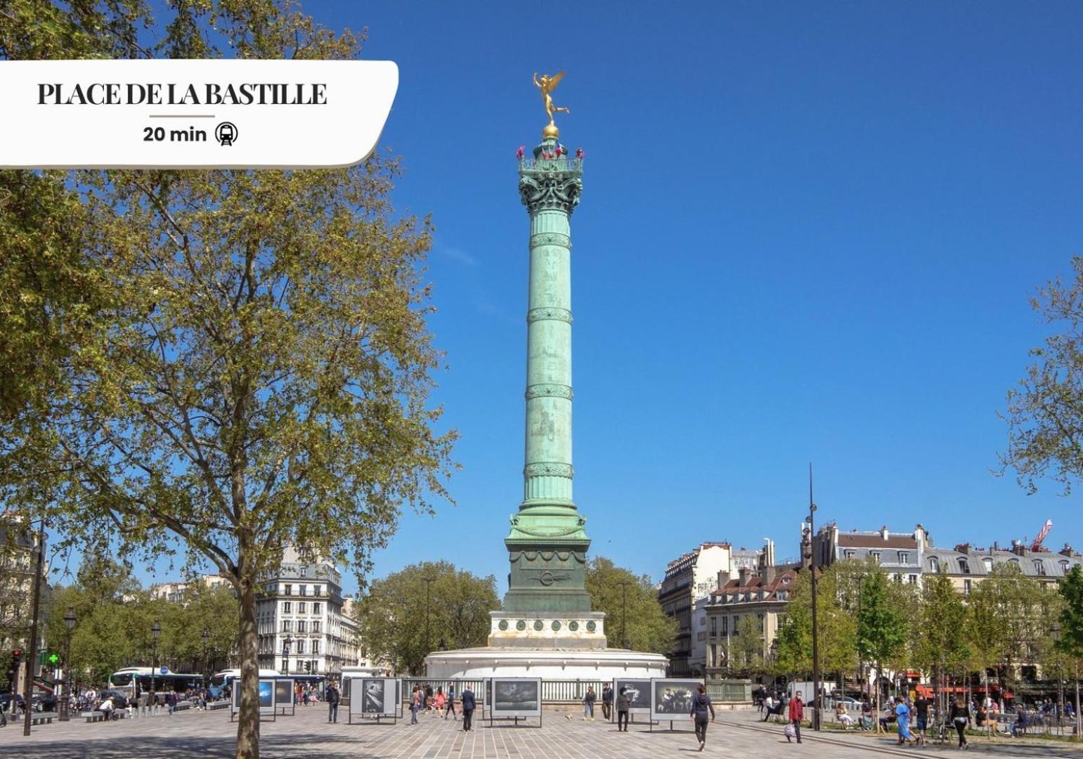 154 Suite Phil - Superbe Appartement A Paris. Exteriör bild
